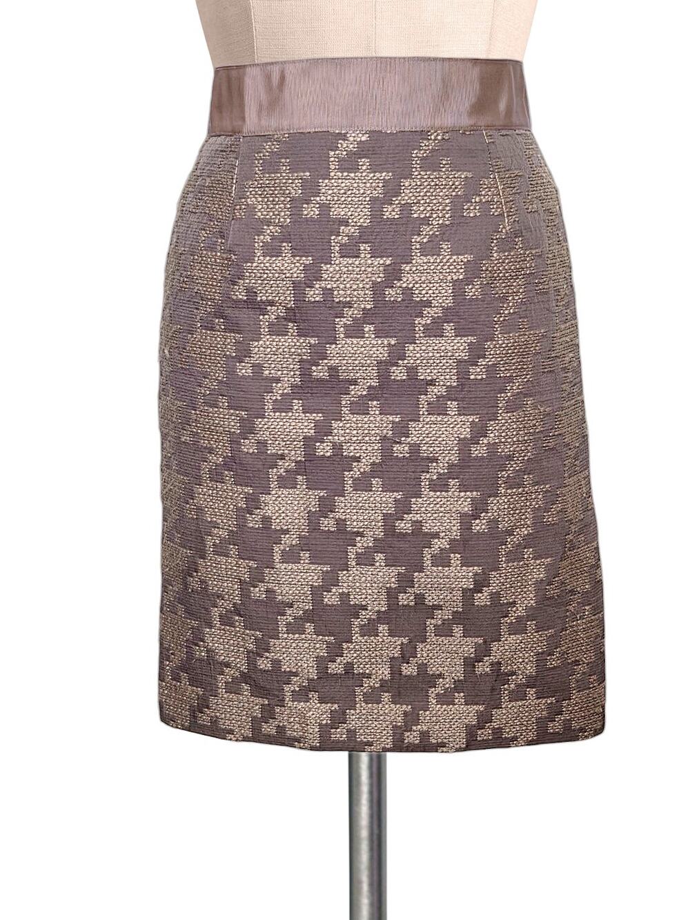 Loft Ann Taylor Light Purple Brocade Woven Skirt 10